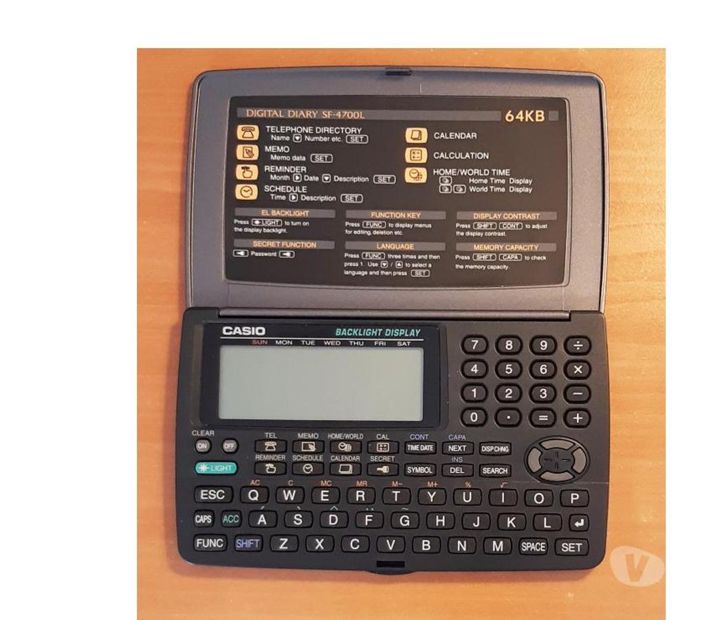 Informatique Yvelines Maurepas - 78310 - Photos Vivastreet Agenda numérique CASIO SF 4700L 64KB