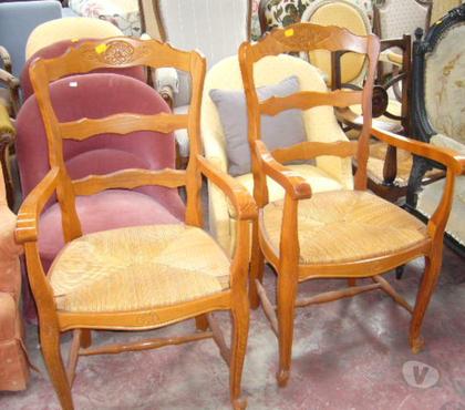 Ameublement - art de la table Sartrouville Yvelines - Photos Vivastreet Paire de fauteuils en merisier, promotion