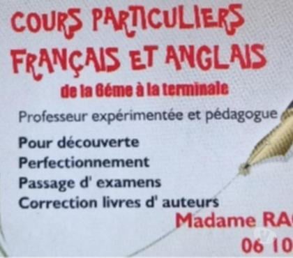 Soutiens scolaires Thezan les Beziers Hérault - Photos Vivastreet Cours particuliers Anglais Français