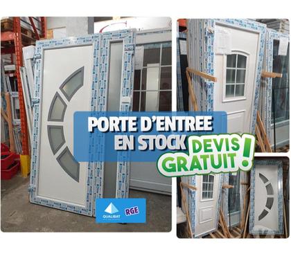 Bricolage - Jardin - Outillage Argenteuil Val-d'Oise - Photos Vivastreet Porte d'entrée PVC ou ALU en stock