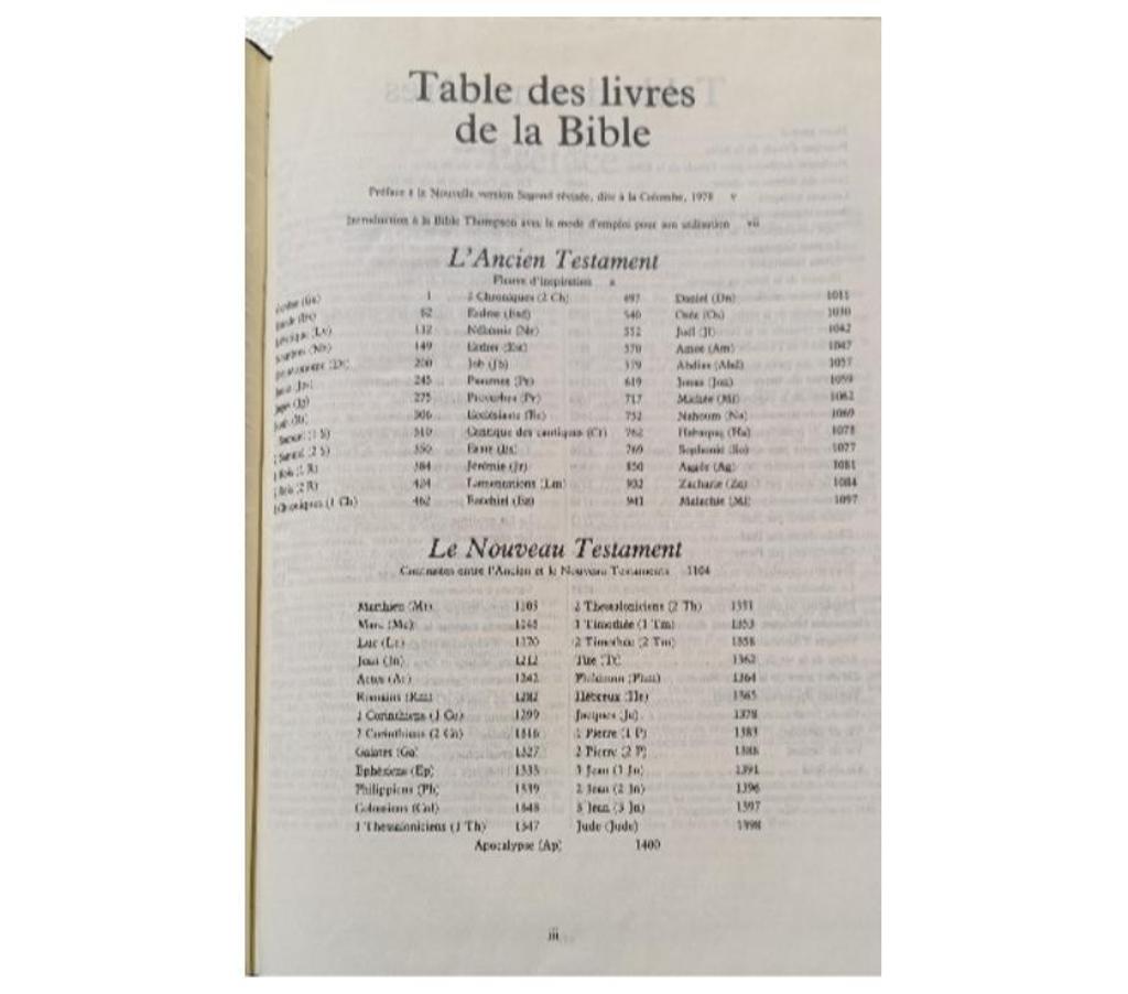 Livres occasion Rhône Lyon - Photos Vivastreet LIVRE BIBLE thompson