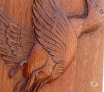 Panneau sculpté bois massif