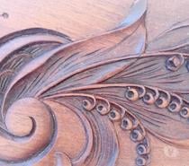 Panneau sculpté bois massif