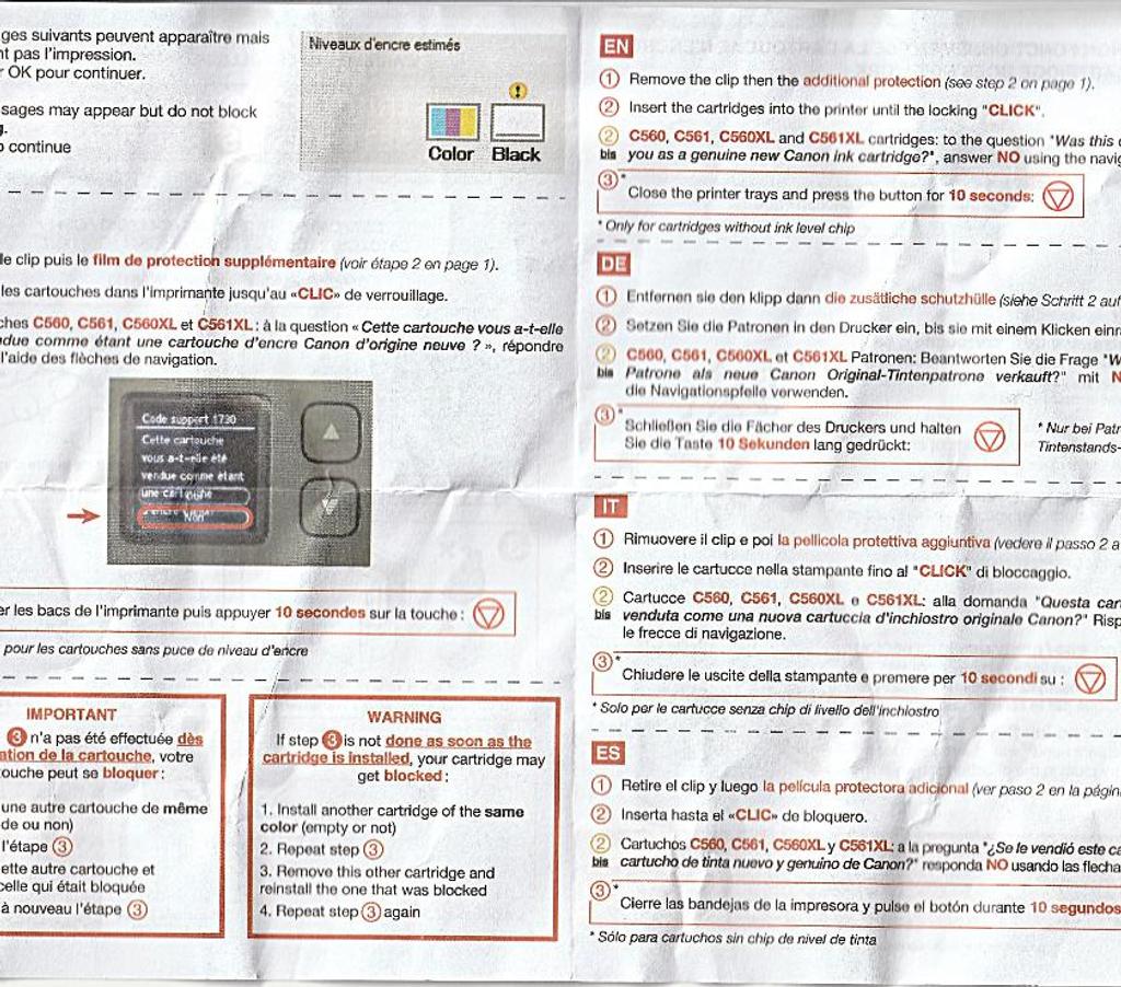 Informatique Maine-et-Loire Angers - Photos Vivastreet Cartouches d'encre Canon Pixma
