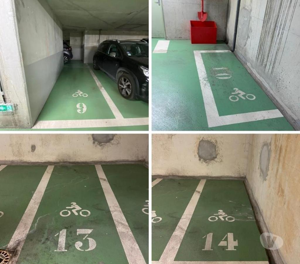 Parkings - Garages Val-de-Marne Vitry sur Seine - 94400 - Photos Vivastreet Grandes places motos à louer, parking sous-sol sécurisé