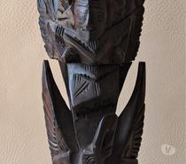 statue en bois sculpté indonésienne du dieu Garuda