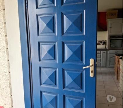 Bricolage - Jardin - Outillage Chatellerault Chatellerault - Photos Vivastreet PORTE D ENTREE MASSIF bleu bretagne