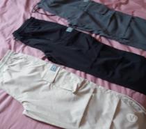 3 pantalons toile