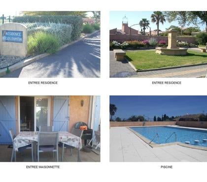 Locations vacances Loupian Hérault - Photos Vivastreet LOUE MAISONNETTE DANS RESIDENCE FERMEE ET SECURISEE