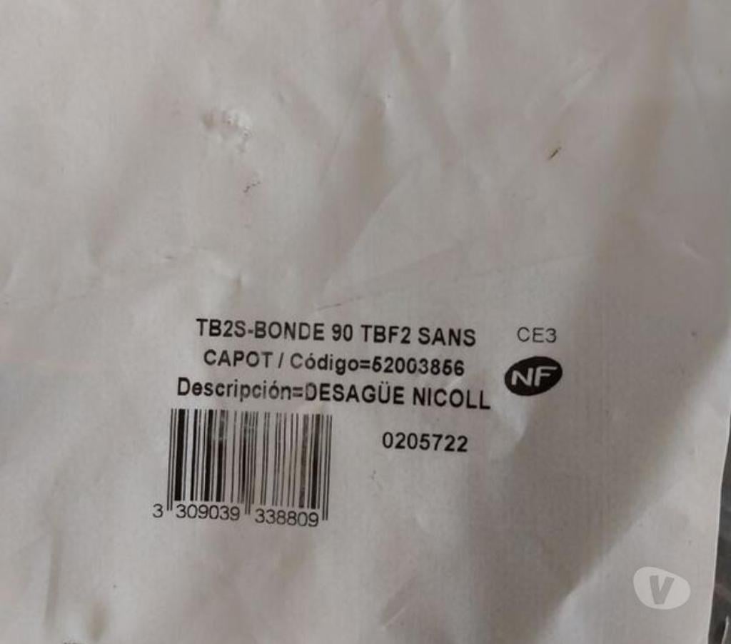  Allier Moulins - 03000 - Photos Vivastreet Bonde de douche neuve NICOLL Réf TB2S 0205722