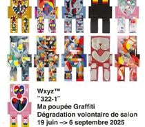 WXYZ - EXPOSITION - MA POUPEE GRAFFITI - GALERIE COUTERON