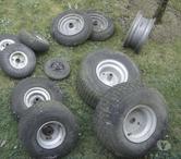 roues tracteur tondeuse ou tondeuse auto portée