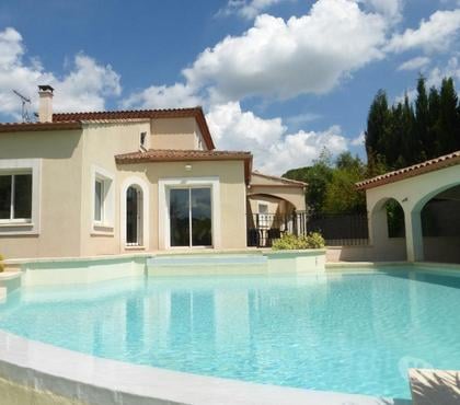 Location vacances Aujargues Gard - Photos Vivastreet dispo 16-30 8 Villa 200m2 Gard entre mer (25') et Cévennes