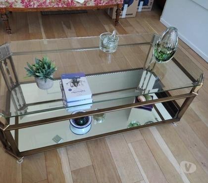 Ameublement & art de la table Verneuil sur Seine Yvelines - Photos Vivastreet Table salon verre biseauté et miroir