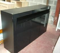 Meuble bas noir, promotion