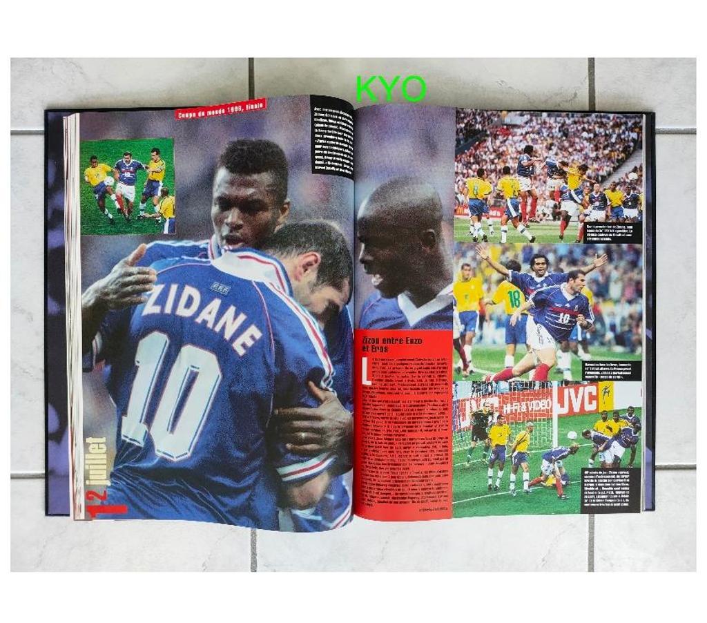 Livres occasion Jura Foncine le Haut - 39460 - Photos Vivastreet L'EQUIPE - Livre de l'année 1998 - Football équipe France