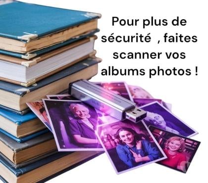 Dépannage informatique Carvin Pas-de-Calais - Photos Vivastreet Scanner vos vieux albums photos sur clé usb