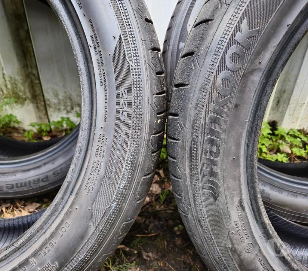 Pièces et services auto Loire St Etienne - Photos Vivastreet 4 pneus été 225 50 18 95W Hankook quasi-neuf