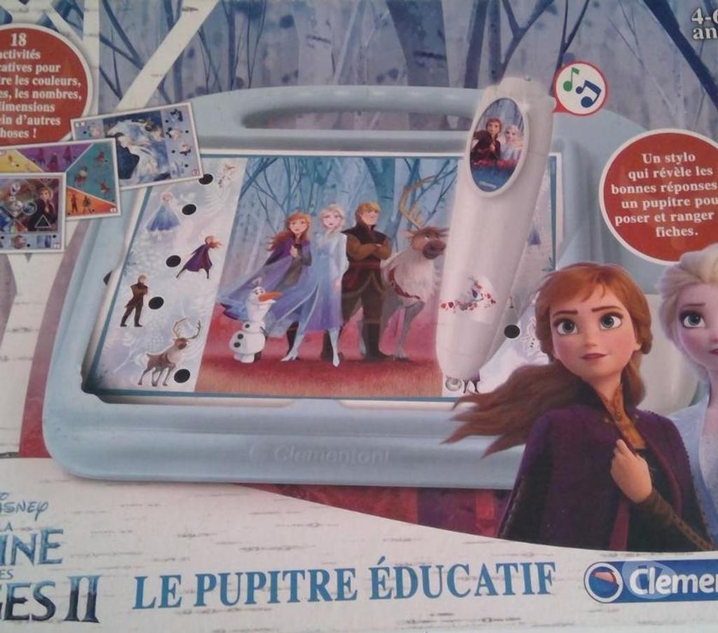 Jeux - Jouets Manche Airel - 50680 - Photos Vivastreet 14€ Le pupitre éducatif La Reine des Neiges (Clementoni)