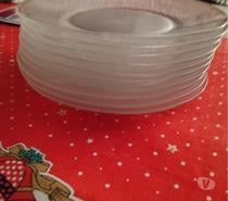 LOT ASSIETTE EN VERRE