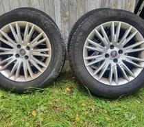 4 roues Alu Fiat 205 55 16 Conti