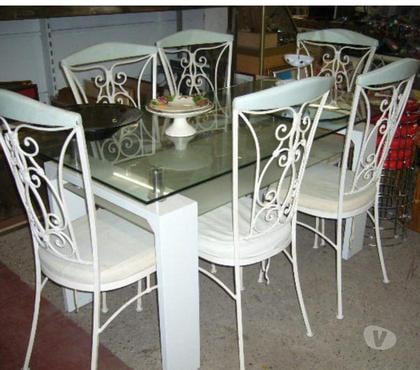 Ameublement - art de la table Sartrouville Yvelines - Photos Vivastreet 6 chaises en fer forgé blanc, promotion