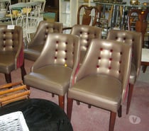 6 chaises cuir, promotion