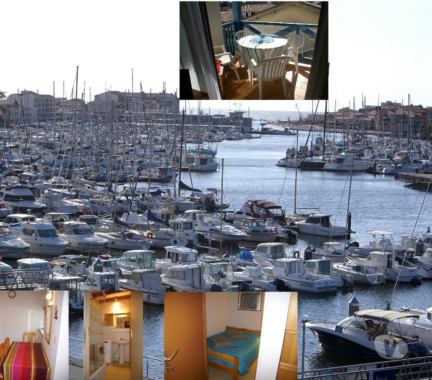 location saisonniere Landes Capbreton - 40130 - Photos Vivastreet ApptT3 2 CH PORT PLAISANCE PARKING 2 à 5 couchages