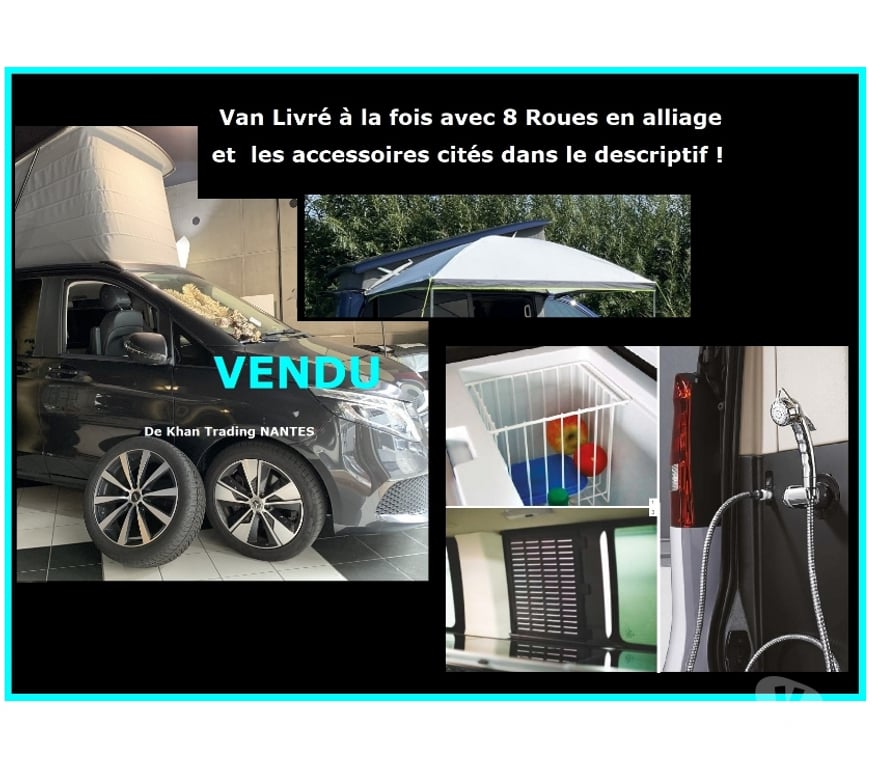 Voiture d'occasion Loire-Atlantique Nantes - Photos Vivastreet Mercedes Marco Polo V 250D Apple CarPlay Westfalia NANTES