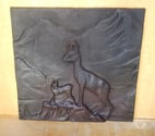 Billere - Pyrénées-Atlantiques — plaque de cheminée en fonte