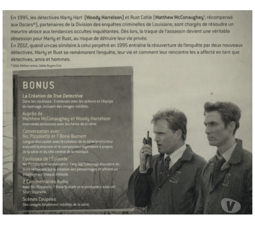 DVD occasion Charente-Maritime Rochefort - 17300 - Photos Vivastreet TRUE DETECTIVE saison 1. From hell