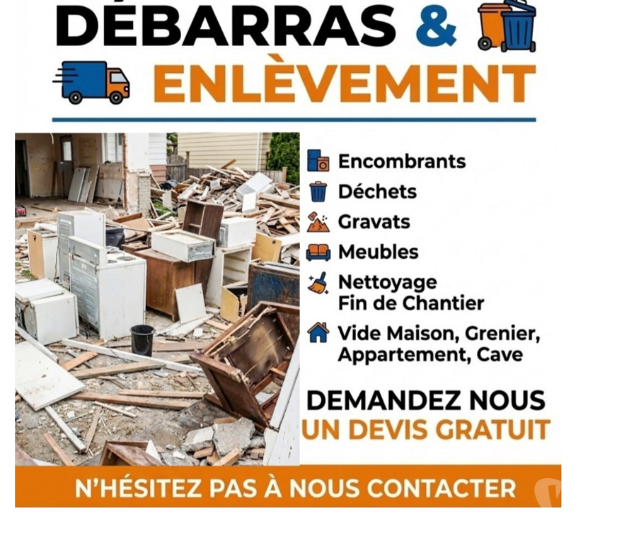 Artisans & dépannages Haute-Garonne St Orens de Gameville - 31650 - Photos Vivastreet encombrants Enlevement