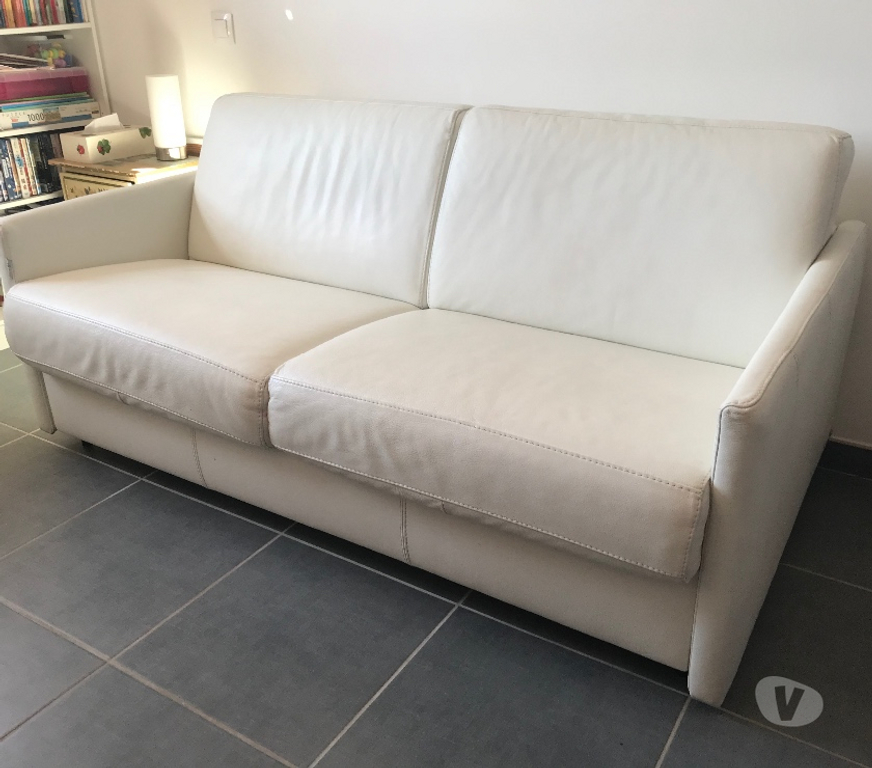 Ameublement & art de la table Nord Cuincy - 59553 - Photos Vivastreet canapé lit cuir blanc
