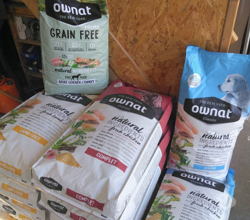 Services, accessoires animaux Vaucluse Sault - 84390 - Photos Vivastreet Croquettes pour chien Ownat disponibles agence Sault