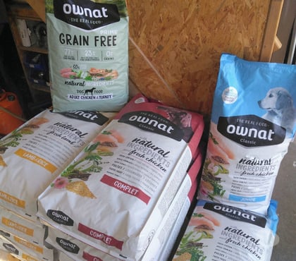 Services, accessoires animaux Sault Vaucluse - Photos Vivastreet Croquettes pour chien Ownat disponibles agence Sault
