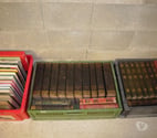 CAISSES DE LIVRES ANCIENS DES XVIII & XIX EMES SIECLES.