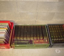 CAISSES DE LIVRES ANCIENS DES XVIII & XIX EMES SIECLES.