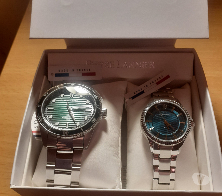 Montres occasion Meurthe-et-Moselle Tomblaine - 54510 - Photos Vivastreet Coffret mixte 2 montres Pierre Lannier, NEUF et GARANTI !!