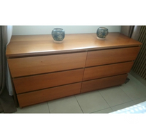 Commode spacieuse 2 x 3 tiroirs