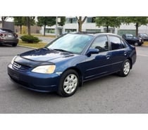 2002 Honda Civic LX-G, AUTOMATIQUE, A C, GR. ELECTRIQUE,CRUI