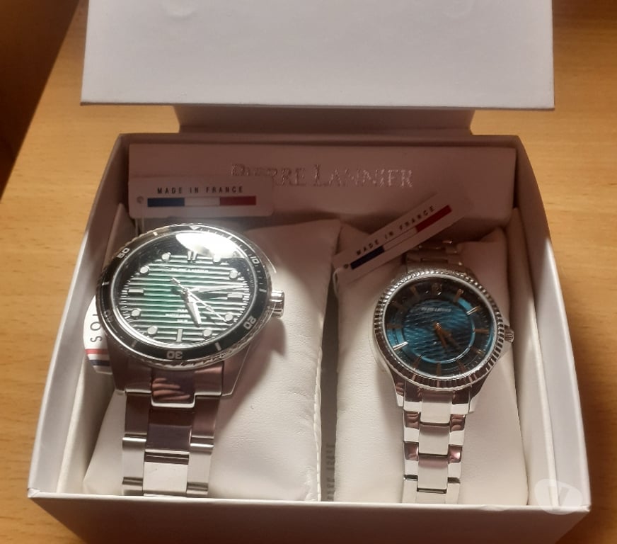 Montres occasion Meurthe-et-Moselle Tomblaine - 54510 - Photos Vivastreet Parure mixte 2 montres Pierre Lannier, neuves et garanties !