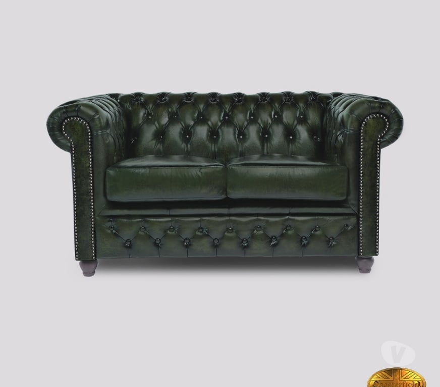 Ameublement & art de la table Paris Paris 5ème ardt - 75005 - Photos Vivastreet Canapé Chesterfield 2 places Antique Vert FT
