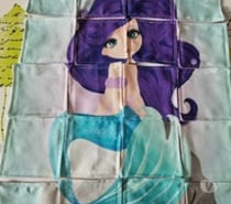 Puzzle en tissu sirene coquillage