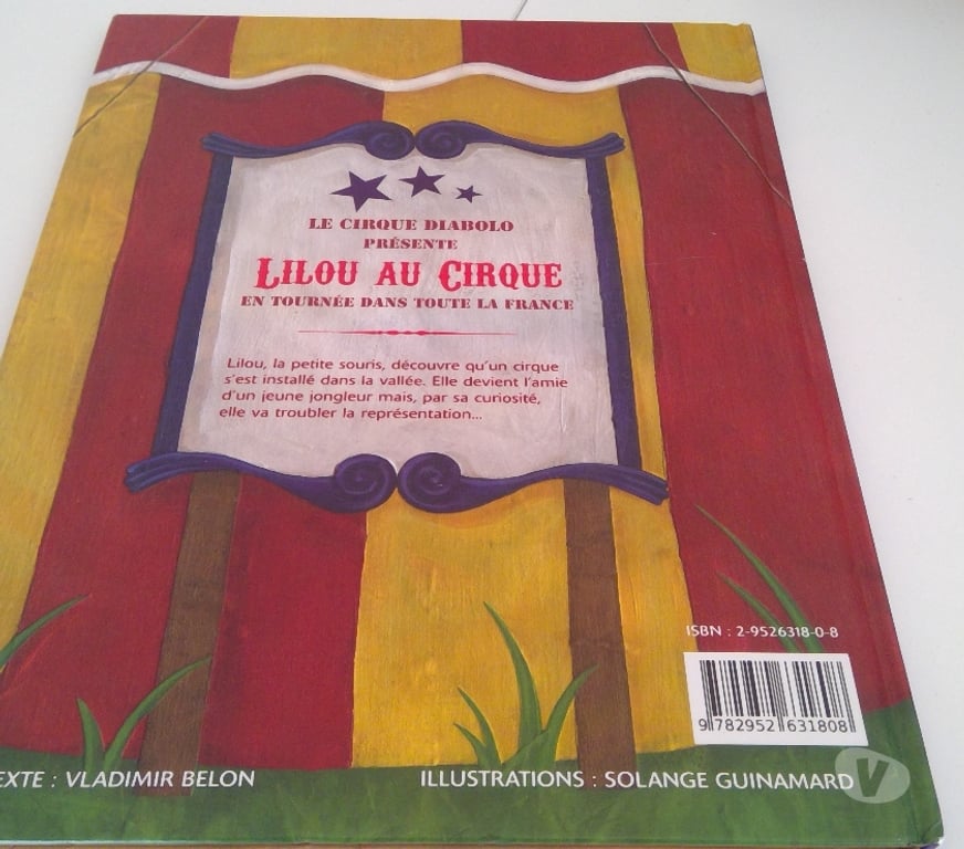 Livres occasion Charente Confolens - 16500 - Photos Vivastreet Lilou au cirque