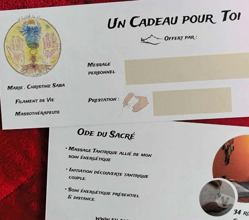 Massages Puy-de-Dôme Ceyrat - 63122 - Photos Vivastreet Massage Ode du Sacré Tantrique & Soin énergétique
