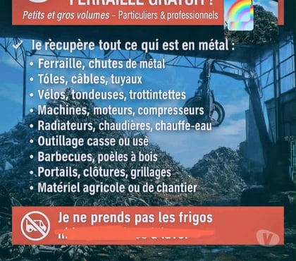 Autre Service Ecrouves Ecrouves - Photos Vivastreet Récupération ferraille
