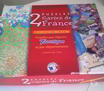 7€ PUZZLE 2 CARTES DE France