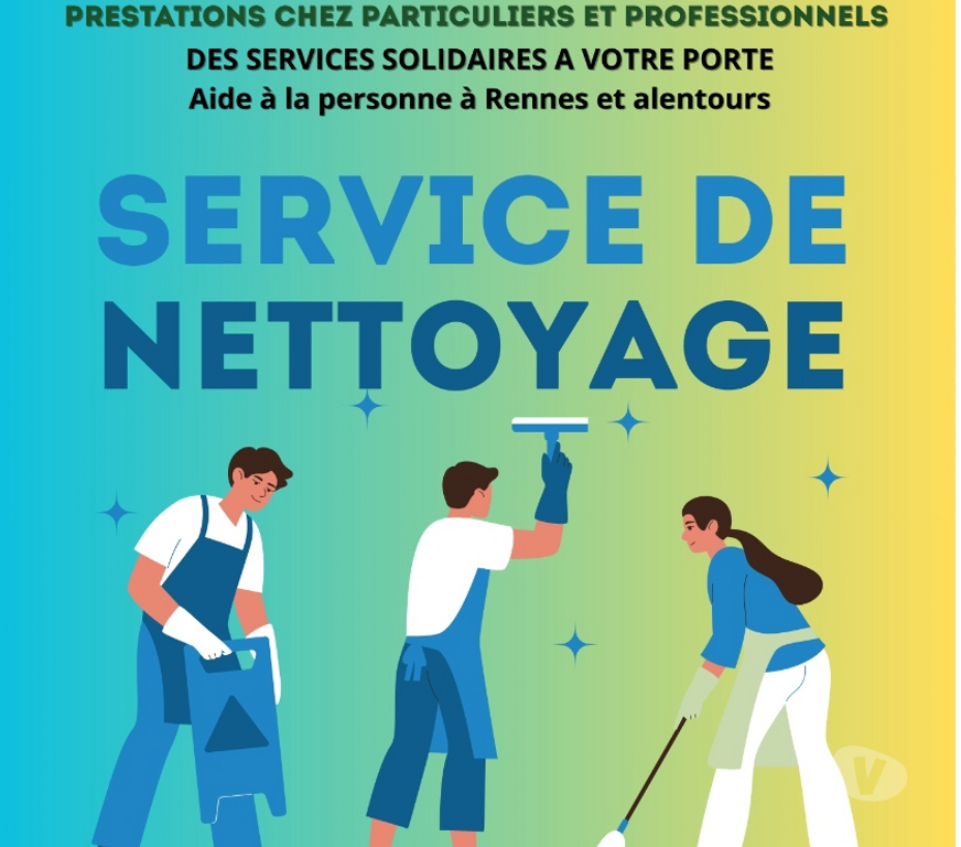 Services ménagers Ille-et-Vilaine Rennes - Photos Vivastreet Prestations chez particuliers et professionnels
