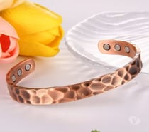 Photos Vivastreet Bracelet en Cuivre pour Hommes, Design de Marteaux
