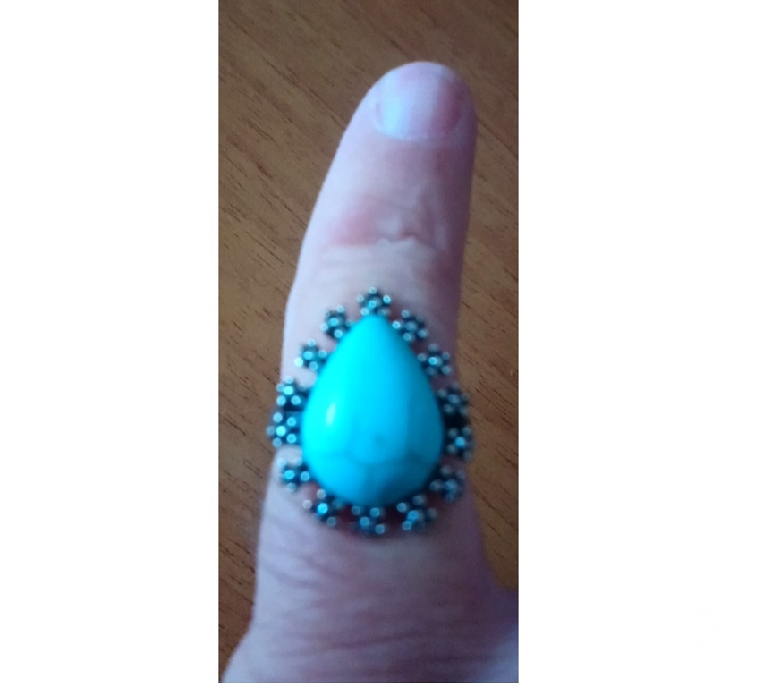 Bijoux occasion Seine-Saint-Denis La Courneuve - 93120 - Photos Vivastreet Bagues bleues turquoises